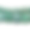 1 fil d'environ 32 perles agate craquelé 12mm effet givre vert d'eau