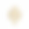 Ps110143656 pax 4 estampes pendentif losange arabesque 58mm couleur doré