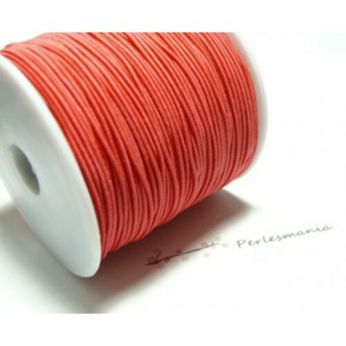 10 mètres élastique fil tressé 0,8mm rouge
