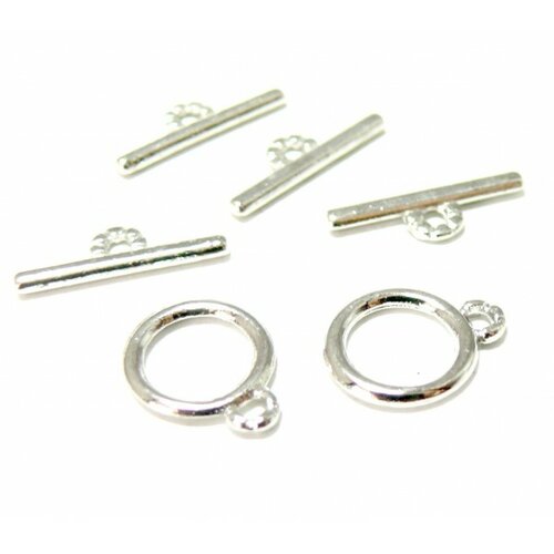 140704133828 pax 50 sets petits fermoirs t toggle couleur argent vif