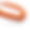 1 fil d'environ 149 perles rondelles verre facettée orange  4 par 3mm i033 couleur 06