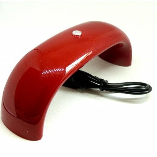 Mini lampe uv rouge foncé pour réalisation de bijoux en résine 9w norme ce