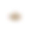 Ps110216720 pax 5 estampes pendentif filigrane mini ginkgo biloba cuivre couleur doré de 22mm