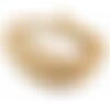 H0676 lot 1 fil d'environ 380 perles rondelles heishi en pâte polymère 6 par 1mm couleur 37