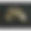 Ref 141114163006 pax de 20 perles intercalaires rondelles 6 mm laiton couleur doré