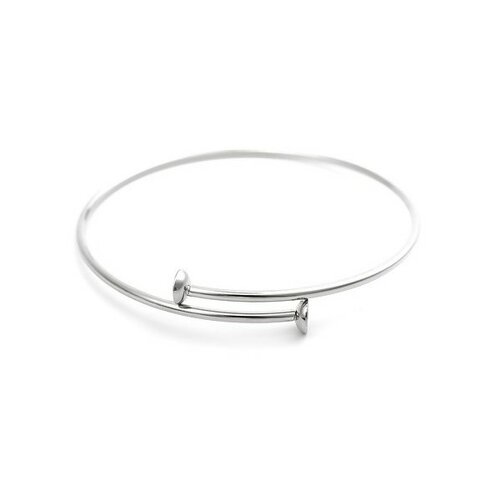 S110234270 pax: 1 support de bracelet jonc pour perles en acier inoxydable 304