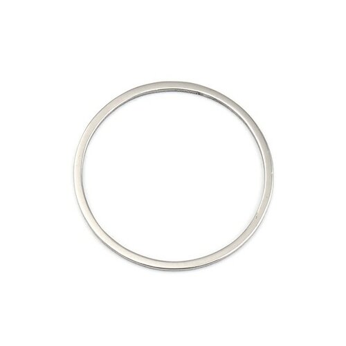Ps110256720 pax 5 pendentifs connecteur cercle 25 mm en acier inoxydable 304 coloris argent