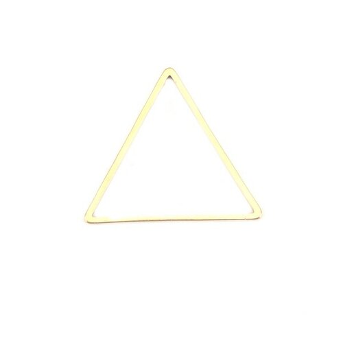 Ps110201191 pax 5 pendentifs connecteurs triangle 23 mm doré en acier inoxydable 304 pour bijoux raffinés