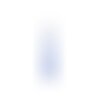Ps110238291 pax 4 sequins médaillons résine style émaillés biface goutte très longue bleu roi 38 mm