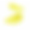 Ae11588 lot de 4 estampes pendentif filigrane demi soleil eventail jaune 18 par 35 mm