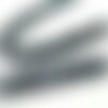 Le fil de 72 perles de cristal facetté gris foncé 5 par 8mm