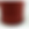 Lot de 5 mètres de cordon en suédine rouge vin 3mm aspect daim ref 1048