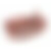 H589 lot de 10 perles rondes agate craquelé 12mm effet givre rouge orange couleur 5