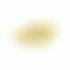 K1911018 pax 1 pendentif géométrique eventail 16 par 8mm en acier inoxydable coloris doré pour bijoux raffinés