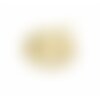 K1911021 pax 1 pendentif géométrique soleil 16mm en acier inoxydable coloris doré pour bijoux raffinés