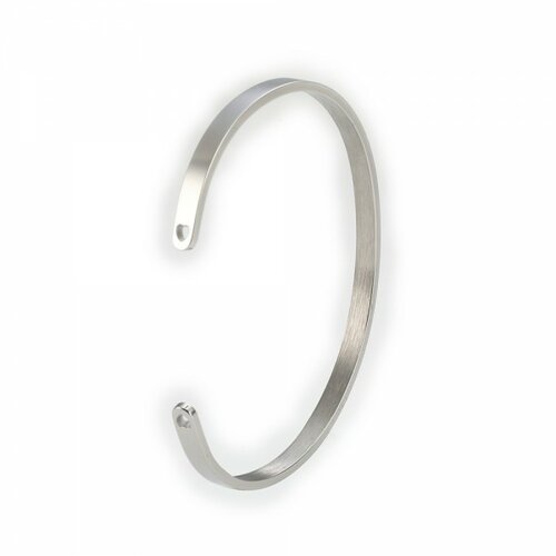 Bu11200319181834 pax: 1 support de bracelet jonc 4mm acier inoxydable 304