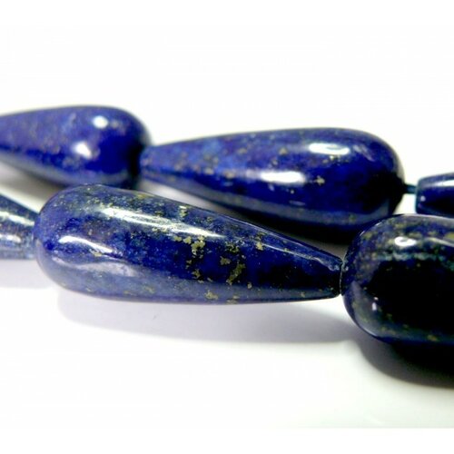 1 perle cone lapis lazuli grade a ( très belle qualité )
