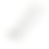 Ps110123277 pax 2 colliers 48,5 cm maille fine 2mm en acier inoxydable 304 coloris argent platine