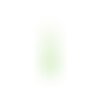 Ps110238290 pax 4 sequins médaillons résine style émaillés biface goutte très longue vert flashy 38 mm