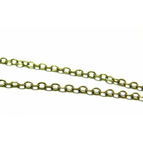 Pcht002y pax de 5 mètres chaine maille classique métal couleur bronze 3 par 4mm