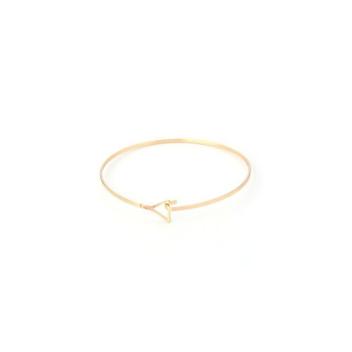 S110115368 pax 1 support bracelet jonc avec triangle cuivre couleur doré