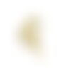 Ps110107462 pax de 10 pendentifs fées sur lune 25 mm métal coloris doré