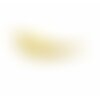 Bu11200513193118 pax 1 pendentif plume 34mm en acier inoxydable coloris doré pour bijoux raffinés