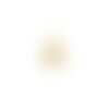 S11694601 pax 2 etoiles, galaxie avec rhinestone cuivre coloris doré