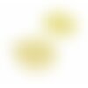 Ps110122371 pax 5 pendentifs fleur de vie motif mandala 23mm métal coloris doré