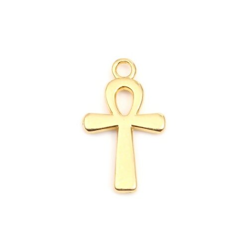 Ps110248735 pax 20 pendentifs croix egyptienne ankh 22mm metal couleur doré