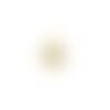 S11694600 pax 2 etoiles, galaxie avec rhinestone bleu cuivre coloris doré