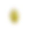 Ps11659941 pax 2 pendentifs - citron - résine - 16 par 8 mm - avec attache coloris doré