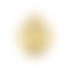 Ps11711851 pax 5 pendentifs - coquillage - fossile nautile - escargot métal coloré doré