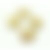 Bu11210403104126 pax 4 pendentifs - coquillage - en acier inoxydable 304 - coloris doré - pour bijoux raffinés