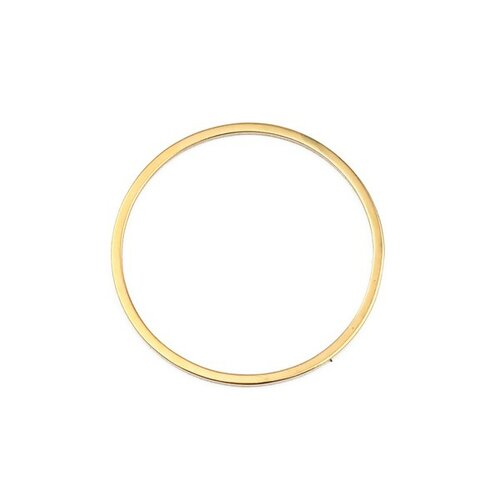 Ps110256706 pax 2 pendentifs - connecteurs - rond - 30 mm - doré en acier inoxydable 304 pour bijoux raffinés