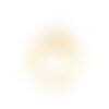 Ps11715539 pax 20 boucle d'oreille dormeuses cercle avec attache 13 mm cuivre coloris doré