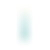 Ps110238283 pax 4 sequins médaillons résine style émaillés biface goutte très longue bleu canard 38 mm