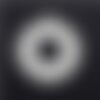 S11760701 pax 1 pendentif soleil dans cercle 31mm acier inoxydable coloris argenté