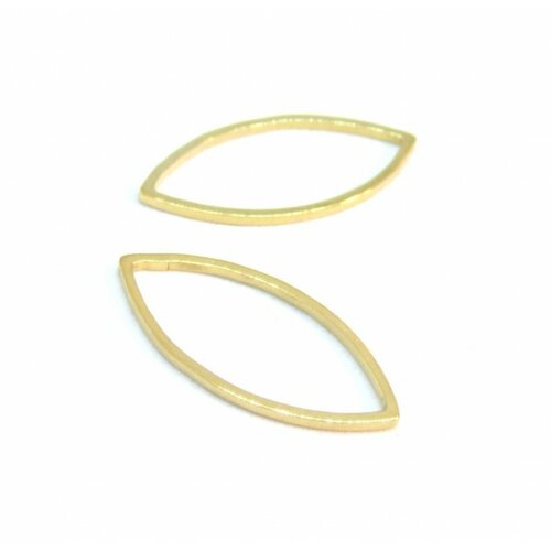 Ps110201148 pax 4 pendentifs connecteurs navette 22 mm doré en acier inoxydable 304 pour bijoux raffinés