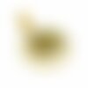 S11752803 pax 1 pendentif, médaillon nacre et arbre 23 mm, acier inoxydable coloris doré