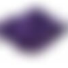 Hg106402m lot 1 fil de 110 perles rondesturquoise reconstituée howlite 4 mm coloris violet