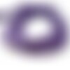 G1096404 lot 1 fil d'environ 95 perles rondelles 6 par 4mm howlite violet