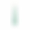 Ps110238281 pax 4 sequins médaillons résine style émaillés biface goutte très longue vert 38 mm