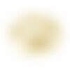 Ps11760692 pax 1 pendentif nuage, galaxie dans cercle 30 mm acier inoxydable coloris doré