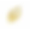 Ps11760764 pax 1 pendentif marquise 30 mm, acier inoxydable coloris doré