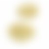 Hn090jn8232 pax 1 pendentifs feuille monstera 24mm en acier inoxydable 201 coloris doré pour bijoux raffinés