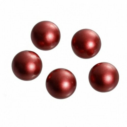 Ps1177013 pax 1 perle sonore 16 mm ruge metalisé pour creation bola de grossesse