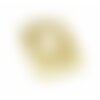 S11760688 pax 1 pendentif  soleil dans rectangle 27 mm, acier inoxydable coloris doré