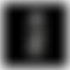 Ps11760685 pax 1 pendentif rectangle ' nature ' 41 mm, acier inoxydable coloris argenté