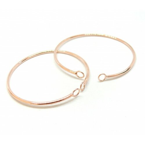 Bn1129449 pax 1 support bracelet jonc avec anneau 55mm laiton couleur or rose